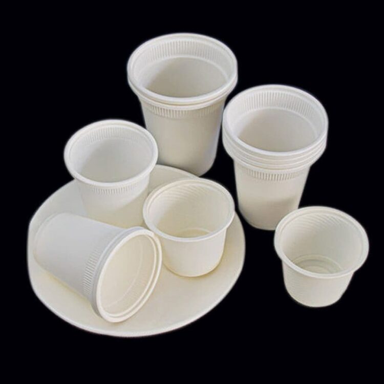 Eco-friendly 100% degradation pla custom print biodegradable pla lined disposable coffee paper drink cup paper cup