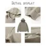 100% cotton comfortable casual fashion oversized hoodies for men and women