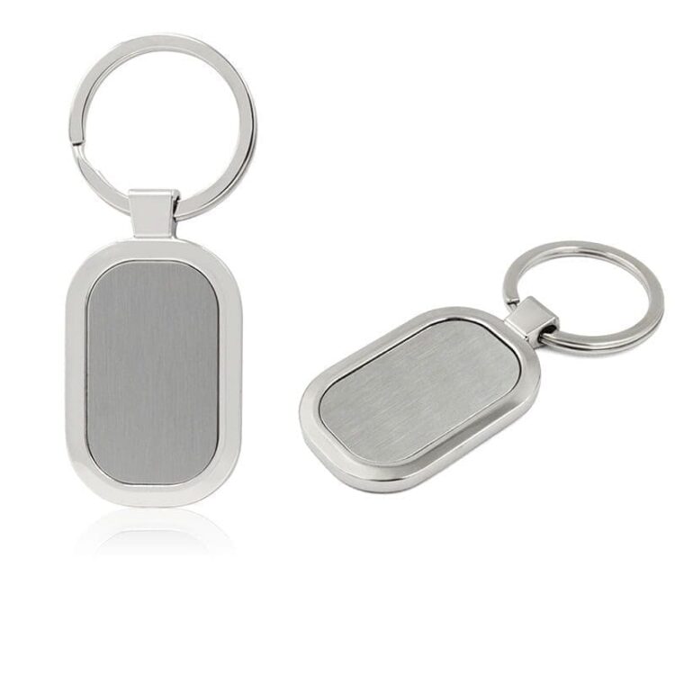 Wholesale manufacture cheap custom logo laser engraving sublimation printing keyring house shape keychain metal key chain