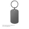 High quality blank keychain dog tags for engraving stainless steel card strip shape cat id pet name tag custom logo keychains