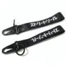 Promotional custom luxury thick black wrist lanyard keychain tactical quick release nylon lanyard