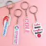 Factory wholesale 2d/3d soft pvc keyring custom logo key chain silicone rubber keychain