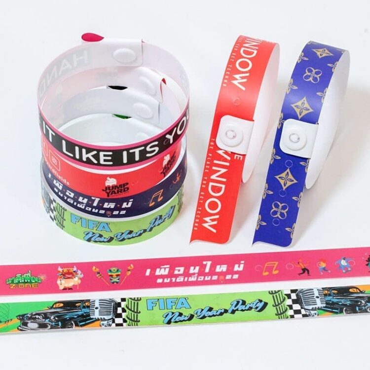 Cheap vinyl wristbands supplier one time use hospital id wristbands recycled plastic bracelet for hospital entry voucher