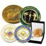 Free sample gold silver commemorative coins enamel souvenir zinc alloy metal coin custom 3d brass metal engraved challenge coin
