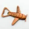 Custom wholesale personalized cheap magnet metal copper airplane plane shape bottle opener