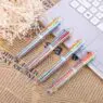 6-color retractable ballpoint pens for office school supplies students children gift