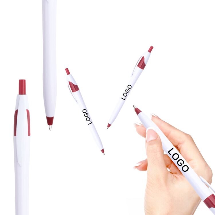 School white other gift custom blue logo wholesale personalized plastic uniball promotional stylus ball-point pens for office