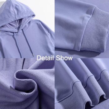 100% polyester 260gsm custom logo embroidered designer puff printing hoodie unisex blank oversized mens custom hoodies