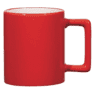 Promotional custom imprinted personalized printed 11 oz. square handle joe color mug & cups