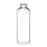 Sublimation borosilicate glass water bottle with bamboo lid with logo