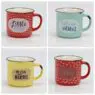 Custom vintage retro camping mug china tumbler cup ceramic classic enamel coffee enamel mug