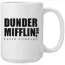 Customized office dunder mifflin ceramic mug white official latte cocoatea 15 oz coffee mugs