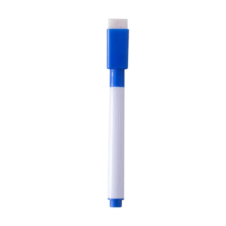 Magnetic dry wipe pens dry erase markers with eraser cap low odor fine tip whiteboard pens