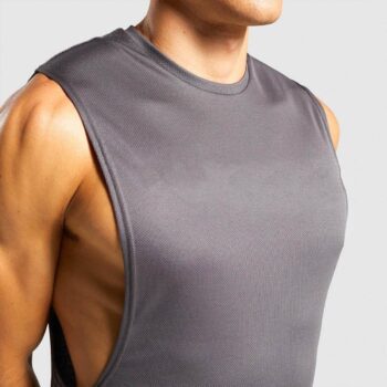 Oem silk screen printing quick dry training wholesale summer sportswear singlets gym basketball mesh tank top men