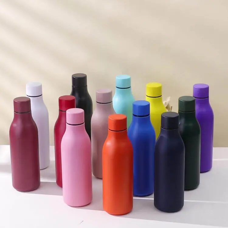 Factory custom logo sport drink stainless steel water bottle 550ml water bottles vacuum insulated water bottle bpa free