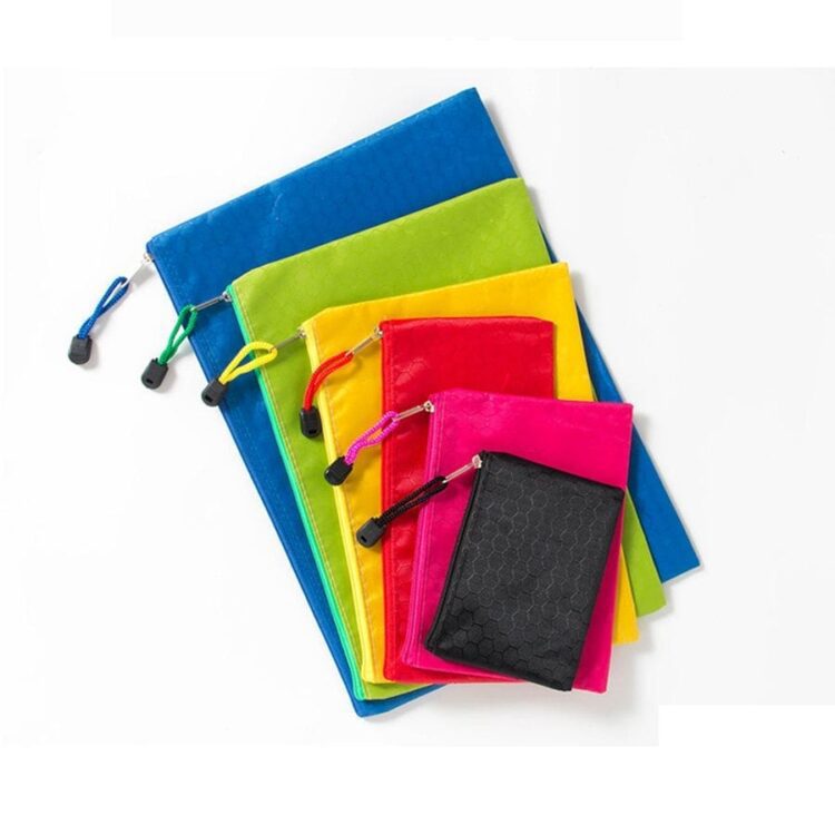 A4 felt document bag business briefcase oxford file folder with zipper lamination pouches a4 promotion file holder