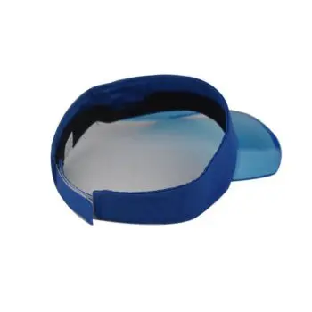 Wholesale summer sunvisor gorro uv viceras tennis pvc solar transparent visor clear brim solar sun visor hat