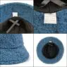Factory direct selling solid color lamb wool warm keep winter bucket hat caps for men women