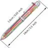 6-color retractable ballpoint pens for office school supplies students children gift