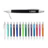 Promotional rubber hotel plastic ballpoint pen with printed customized personal logo for office school