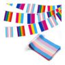 Pennant pennant flag blanco wholesale diy string flag for decorative sublimation blank canvas