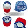 Custom embroidery logo 5 panel sublimation children foam mesh trucker hats baseball cap blank kids hat