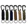 Custom logo polyester short wrist strap key chain lanyards carabiner short lanyard with printing logo