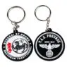 Make your own soft rubber 2d 3d keychain cartoon custom logo silicone pvc keyring