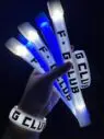 Seven colors in stock customizable patterns bracelet led bracelet concert rechargeable led light wristband