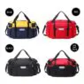 Women's large capacity men's sports bag waterproof weekend sac voyage women's messenger bag wet and dry fashion travel bag