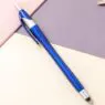 Metallic plastic ballpoint pens stylus pens for touch screens 2 in 1 office pen with stylus tips for iphone ipad