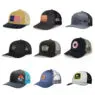 Wholesale full customize logo blank cotton gorras,richardson hats 112 mesh snapback trucker hat cap