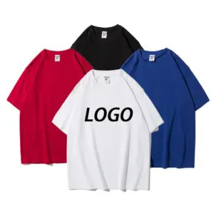 Custom promotional wholesale T-shirts with logo from China manufacturer