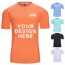 Sports comfort breathrable workout t shirts sports basic plain t shirt custom design mens tee shirts