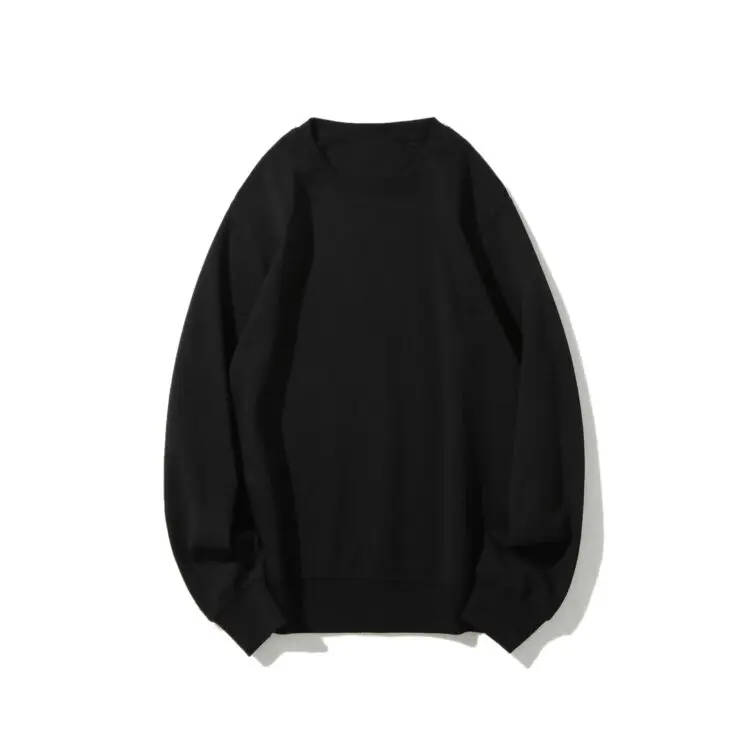 Custom 300gsm cotton terry unisex oversized crewneck sweatshirt men puffer printed sweatshirt hoodie
