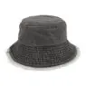 Vintage denim bucket hat manufacturer jeans distressed bucket hats