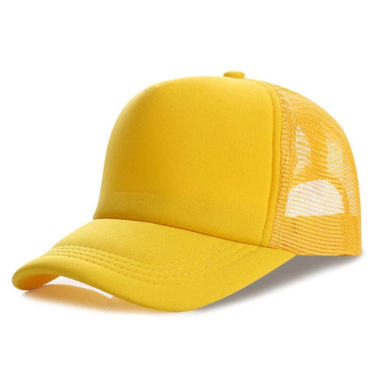 Wholesale promotion blank gorras casquette snapback foam mesh 5 panel trucker hat custom logo