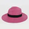 Wholesale custom logo womens mens wide brim panama straw hats fedora summer fishing beach sun hats upf straw hat for women