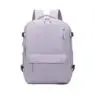 Manufacturer custom new design leisure large capacity polyester waterproof travel bag backpack with usb charging port