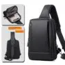 Men's multifunction anti-theft usb shoulder bag men bags shoulder crossbody travel sling chest bags pack messenger pack for male