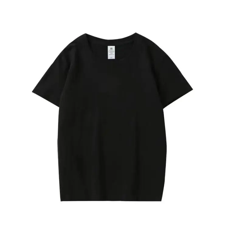 100% combed cotton kids tee tshirts screen printed plain blank white baby boys girls t-shirts with logo