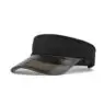 Wholesale summer sunvisor gorro uv viceras tennis pvc solar transparent visor clear brim solar sun visor hat