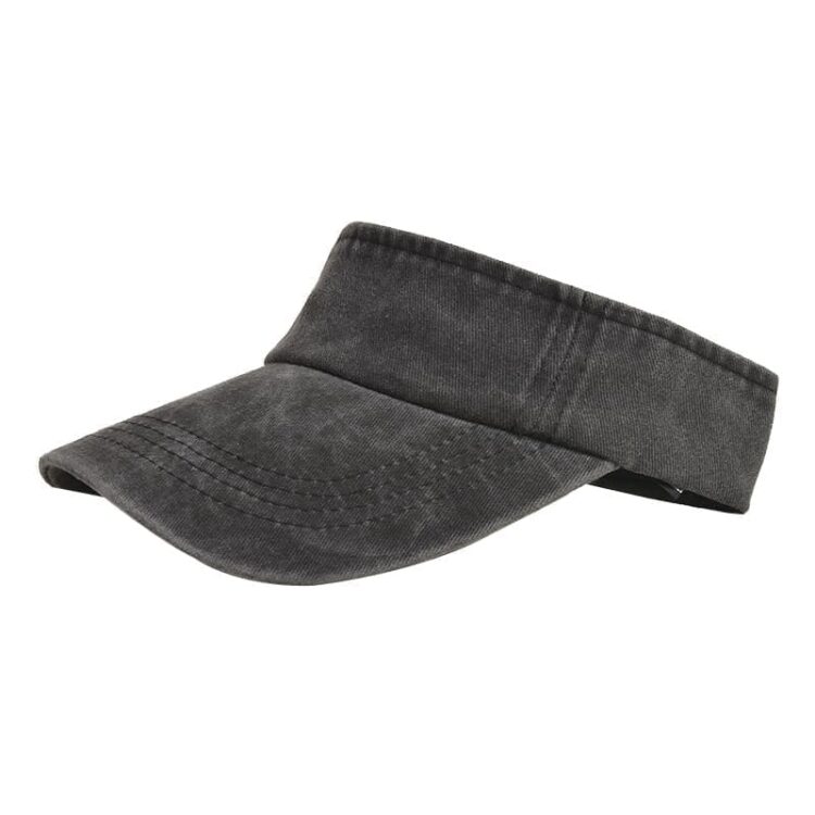 Customized adjustable 100% polyester plain golf sport custom sun cap visor cap hat