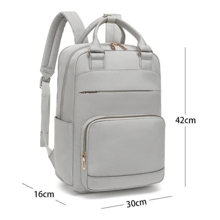 Custom logo large capacity waterproof backpack office computer bag fit 14inch laptop backpack