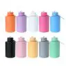 Custom 68oz 2litre stainless steel vacuum flask reusable frank green double wall insulated ceramic inner water bottle with straw