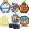 Custom logo running marathon soccer 3d award medal for sports events
