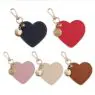 Heart keychain valentine's day birthday gift creative fashion backpack pendant pu leather key chains keyring accessories gift