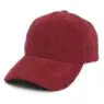 Winter warm unisex corduroy cap solid color women men sport baseball cap