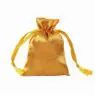 Customized logo satin fabric drawstring gift bag silk fabric candy gift bag smooth feeling gift bag with ribbon