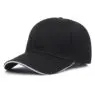 Wholesale gorras customised embroidery solid color plain sandwich brim baseball caps custom hats